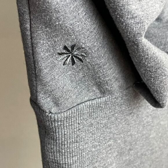 Athleta Gry‎ Zip-Up Hoodie Jacket XS TENCEL lining material soft - Picture 3 of 5